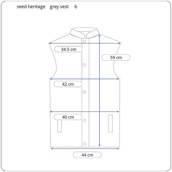 SEED HERITAGE quilted vest women's size 6 removeable hood grey padded puffer - Picture 4 of 11
